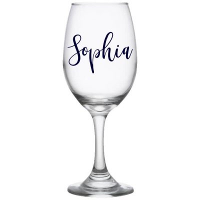 Personalized Wine Glass with Name